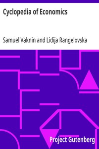 Cover of Cyclopedia of Economics — Inside...