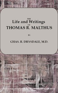 Cover of Life and Writings of Thomas R. M...