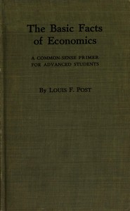 Cover of The basic facts of economics — I...