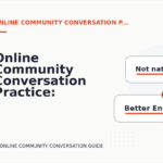 Online Community Conversation Practice: Questions and Answers
